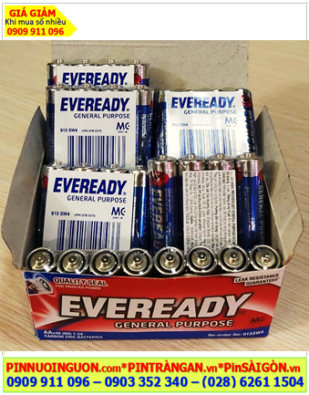 COMBO 01hộp 48viên Pin 1.5v Eveready 915 AA SW4 /R6 (X.xứ Indonesia) _Giá chỉ 115.000/Hộp 48viên